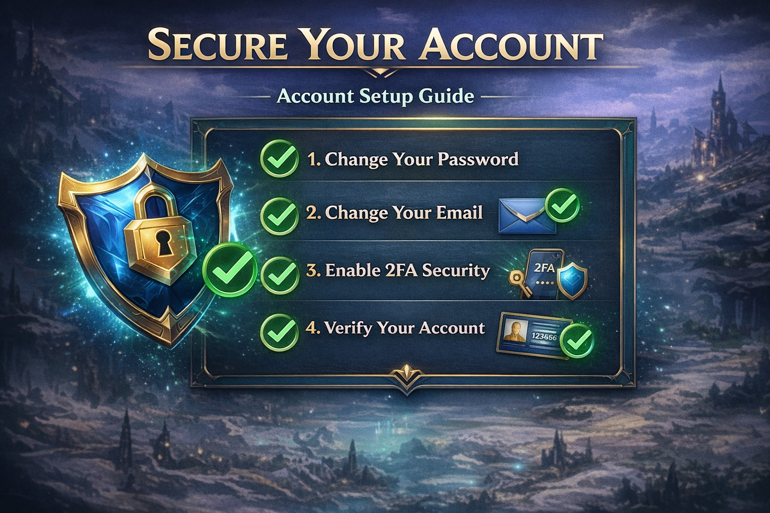 What to do after buying LoL account setup guide