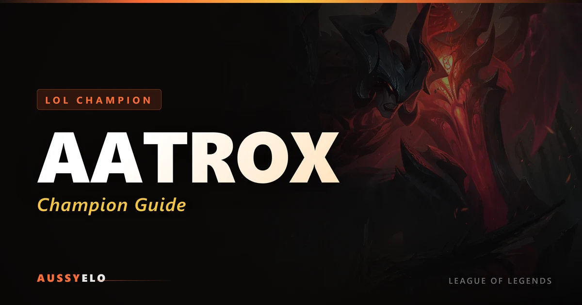 Aatrox Champion Guide - Runes, Builds and Tips