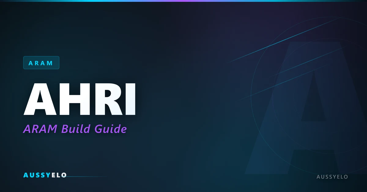 Ahri ARAM build guide best runes and items for League of Legends