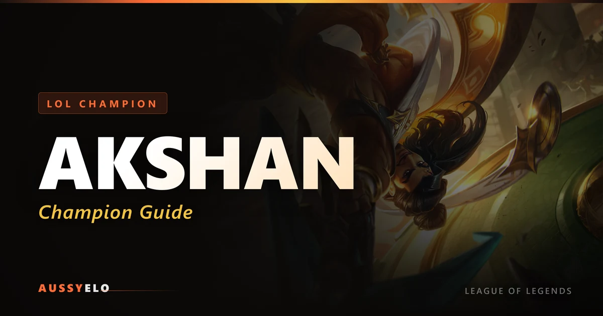 Akshan Quick Guide - Best Builds and Runes