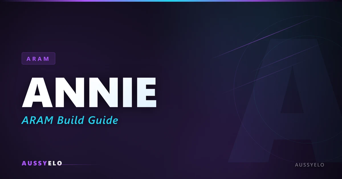 Annie ARAM build guide