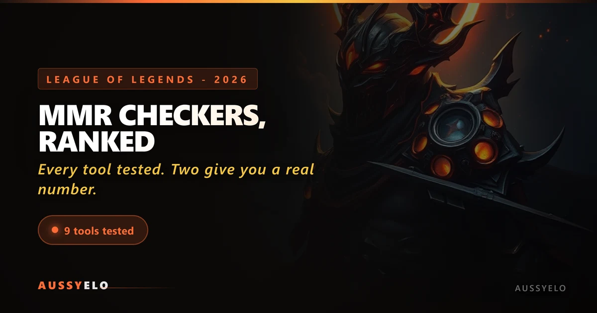 The Best MMR Checker in League of Legends (2026): Every One Tested and Ranked