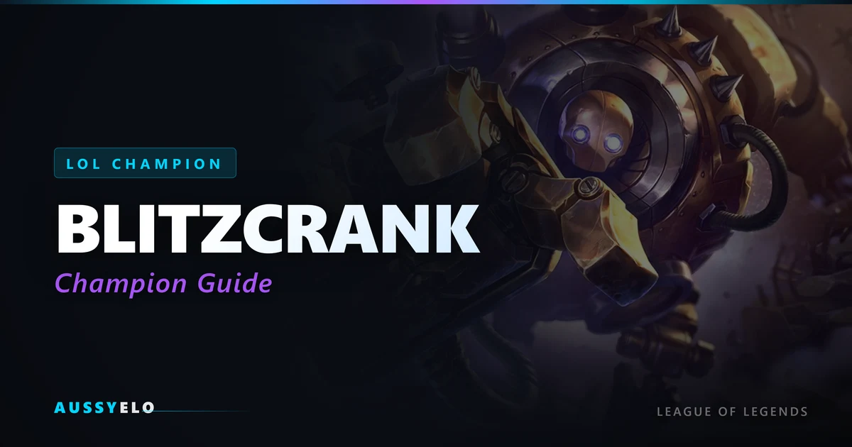 Blitzcrank Guide - Season 16 Builds and Runes
