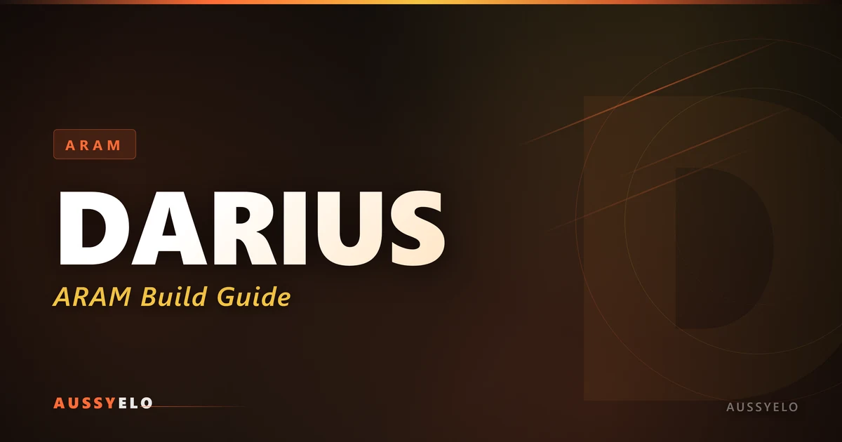 Darius ARAM build guide