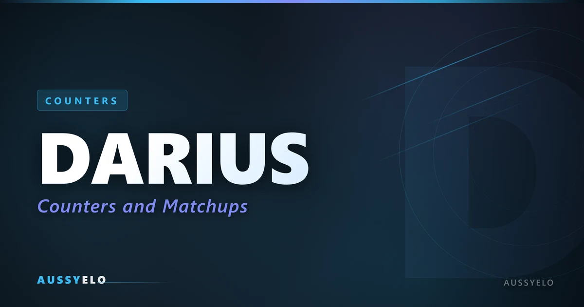 Best Darius counter guide