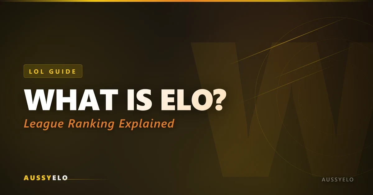 ELO meaning in League of Legends