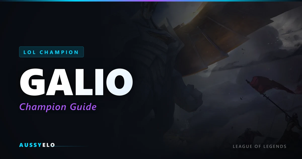 Galio Guide - Season 16 Builds and Runes
