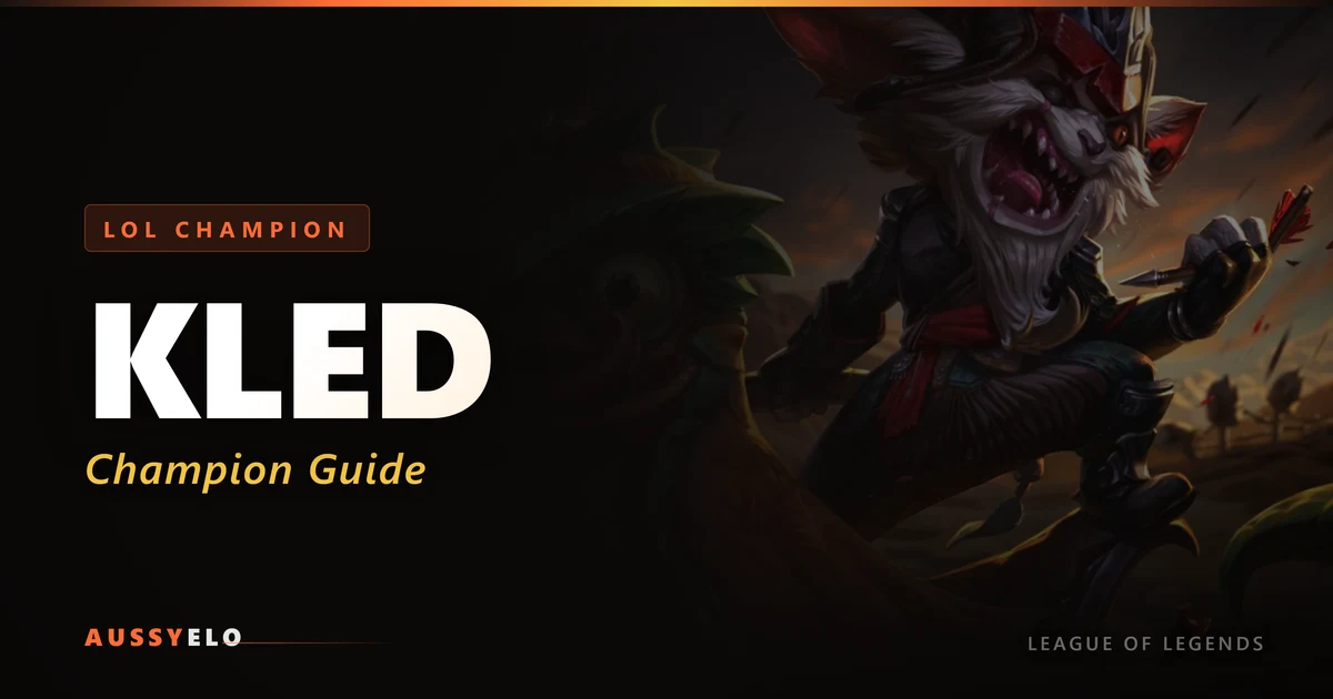 Kled Guide - Season 16 Builds and Runes