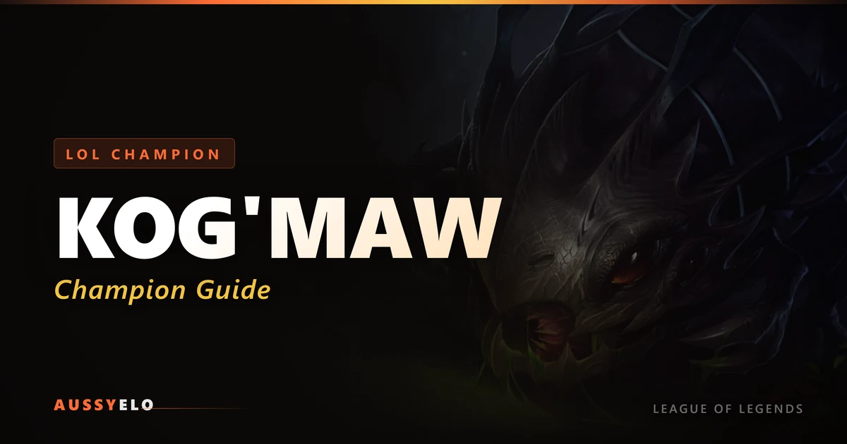 How to Play Kog'Maw - Quick Champion Guide