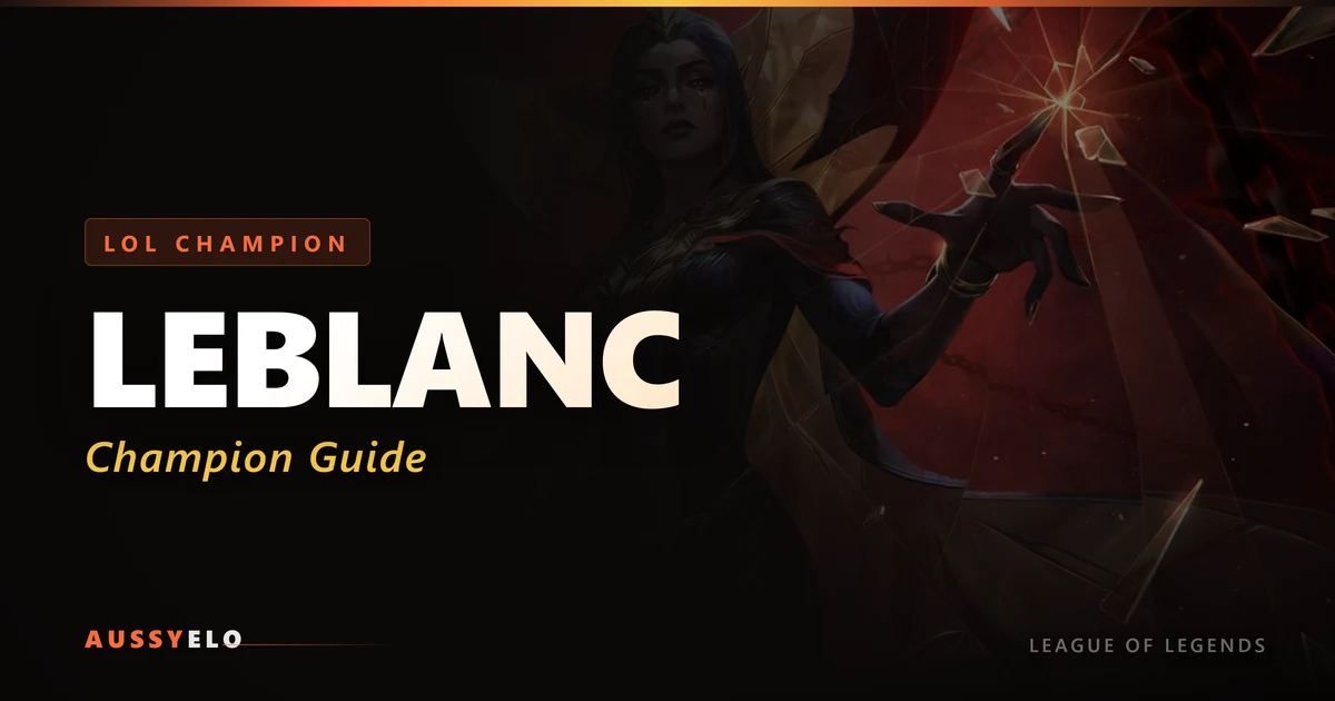 LeBlanc Starter Guide - Runes and Build Path