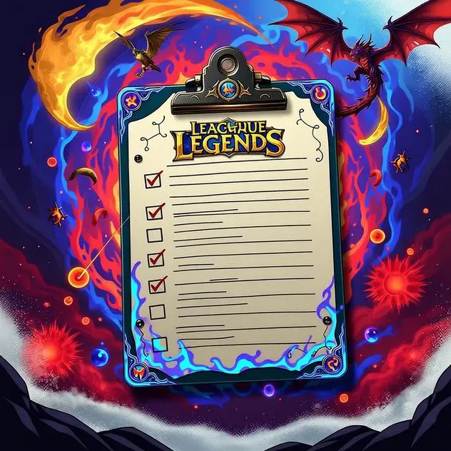 League of Legends smurf account safety checklist with icons