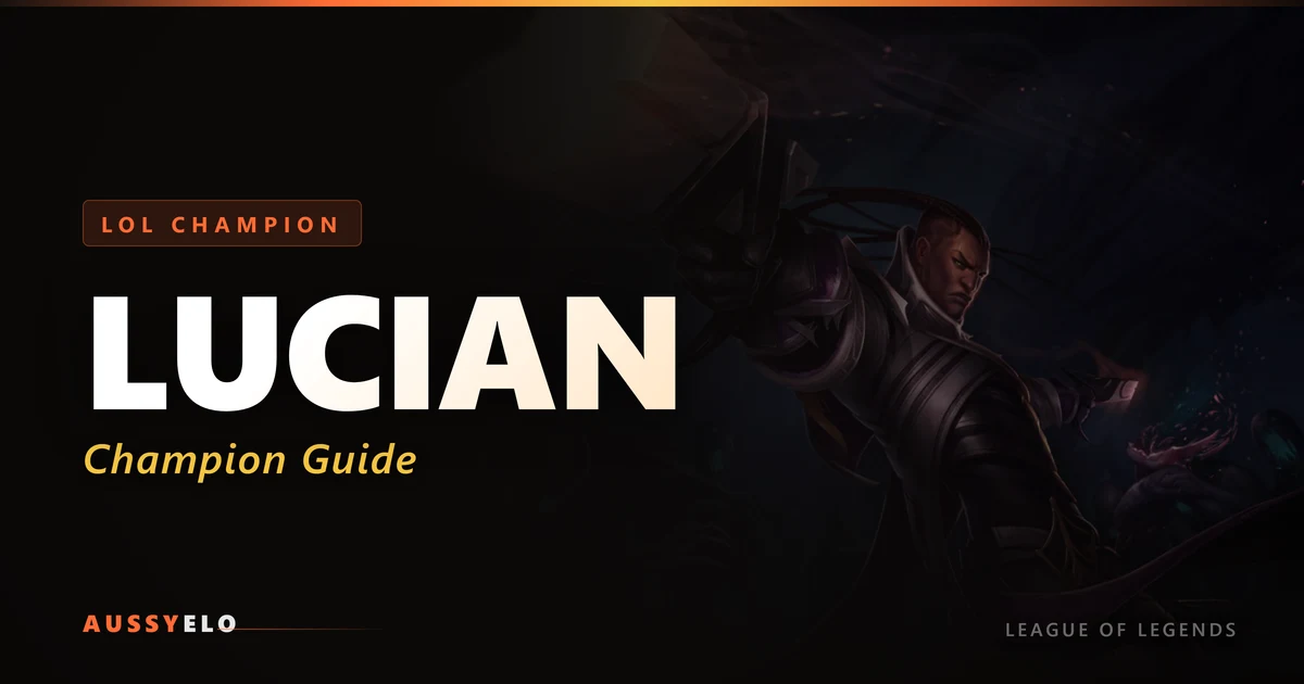 Lucian Starter Guide - Runes and Build Path