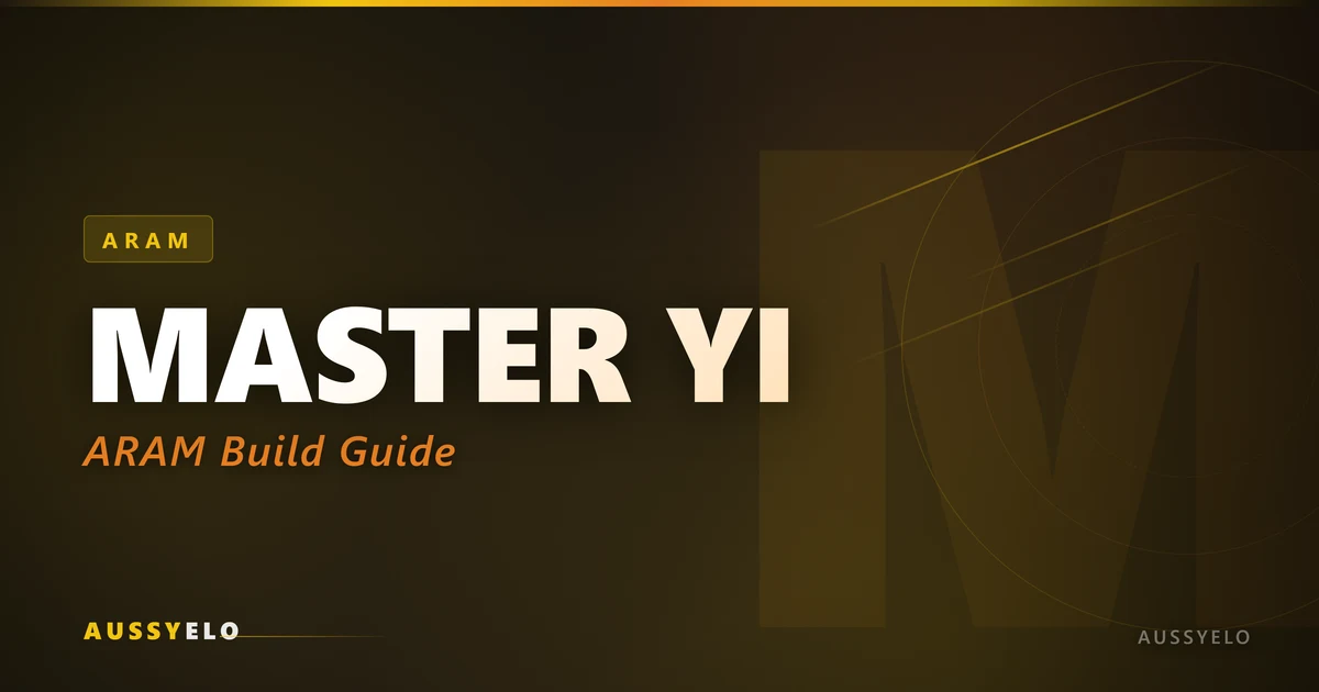 Master Yi ARAM build guide best runes and items for League of Legends