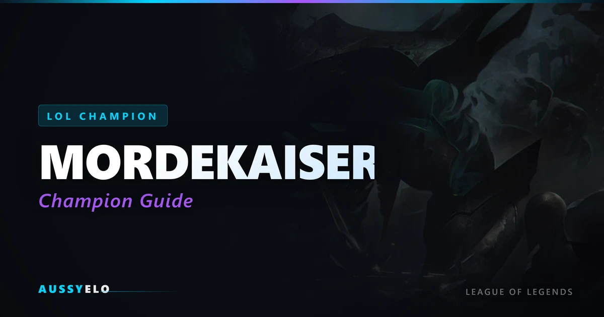 Mordekaiser Starter Guide - Runes and Build Path