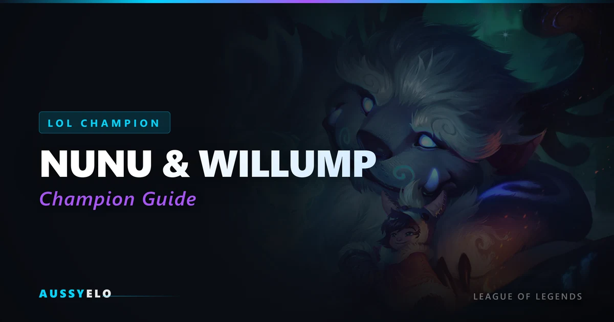 Nunu and Willump Starter Guide - Runes and Build Path