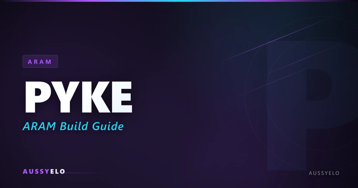 Pyke ARAM build guide best runes and items for League of Legends