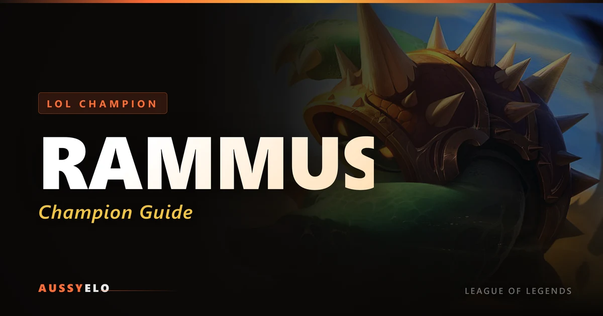 Rammus Starter Guide - Runes and Build Path