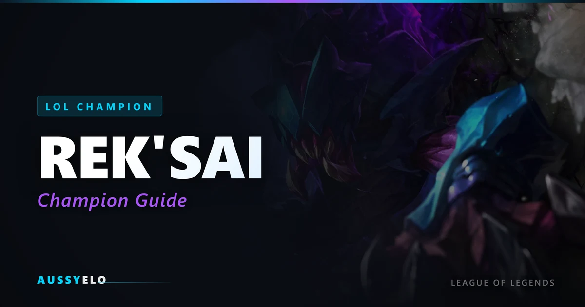 Rek'Sai Champion Guide - Runes, Builds and Tips