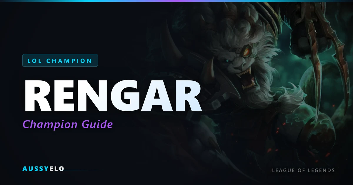 Rengar Starter Guide - Runes and Build Path