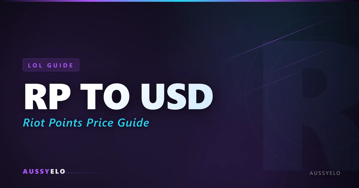 Riot Points to USD conversion guide