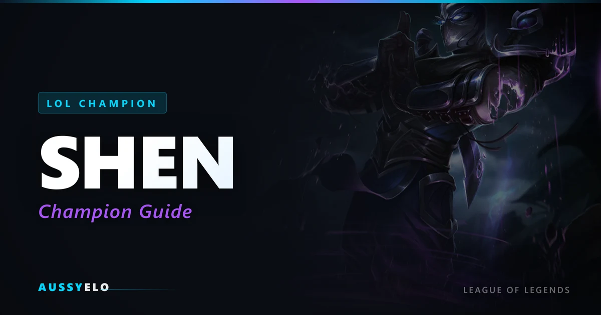 Shen Starter Guide - Runes and Build Path