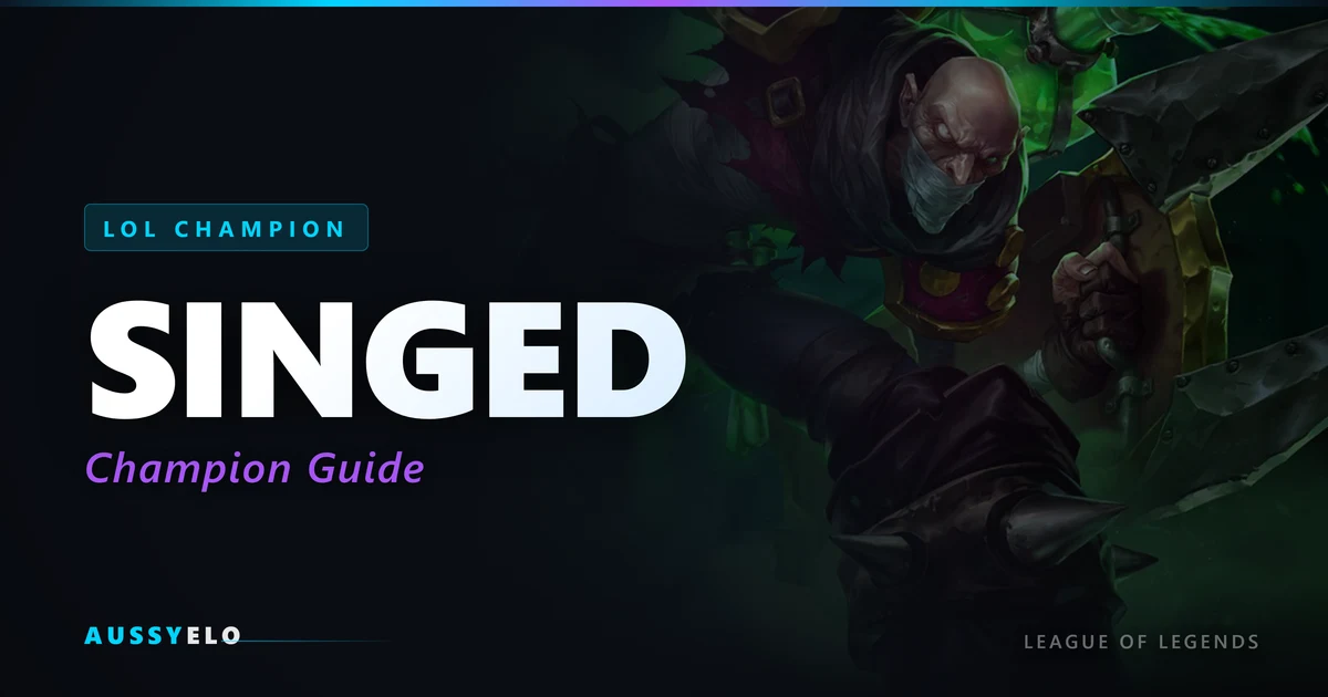 Singed Guide - Season 16 Builds and Runes
