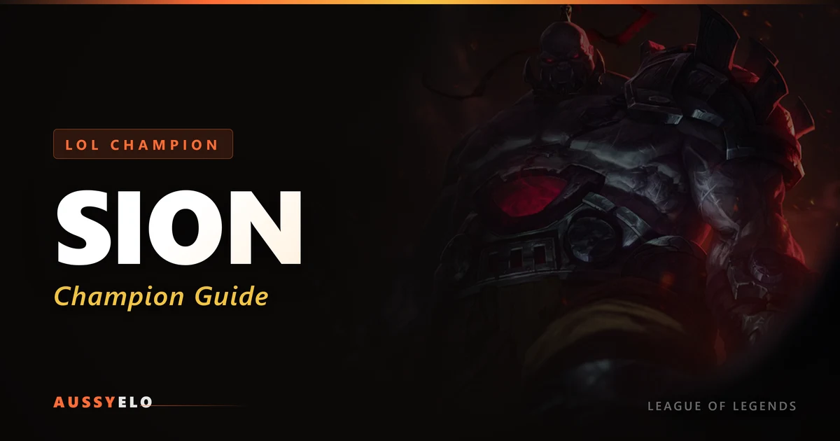 How to Play Sion - Quick Champion Guide