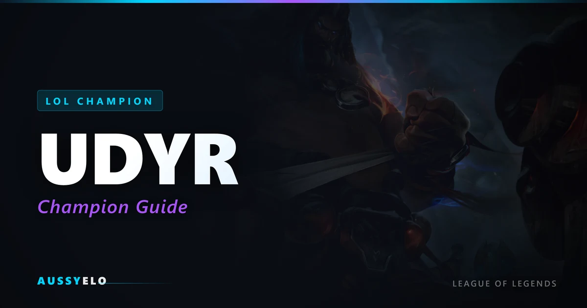 How to Play Udyr - Quick Champion Guide