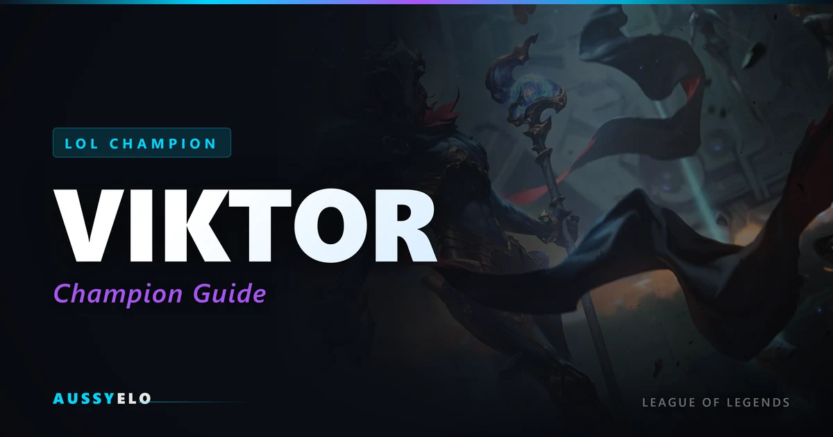Viktor Guide - Season 16 Builds and Runes