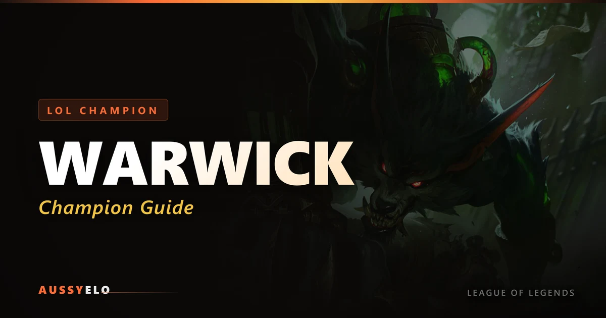 Warwick Starter Guide - Runes and Build Path