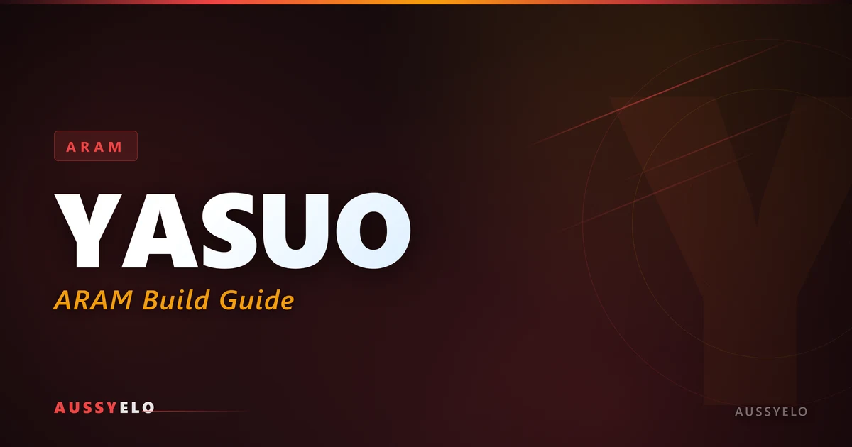 Yasuo ARAM build guide best runes and items for League of Legends